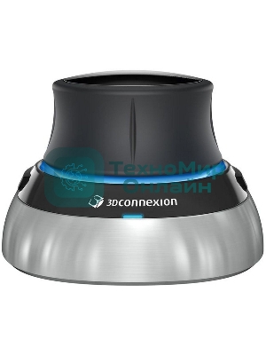 Мышь беспроводная 3DConnexion SpaceMouse Wireless (3DX-700115) черный/серебристый, радиоканал, Bluetooth, USB, кнопки - 2