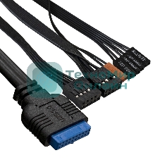 Компьютерный корпус Minitower ExeGate BAA-109U2-UNS350 (mATX, БП UNS350 с вент. 12см, 2*USB+2*USB 3.0, аудио, черный)