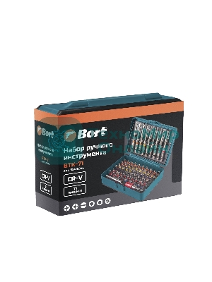 Набор бит Bort BTK-71 (71 предмет)