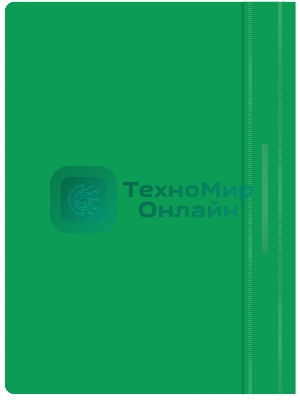 Папка-скоросшиватель Silwerhof Eco A4 прозрач.верх.лист пластик зеленый