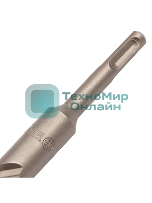 Бур по бетону Denzel двойная спираль, Cobalt W-tip, 20x600 мм, SDS PLUS