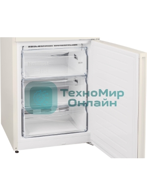 Холодильник Weissgauff WRK 2010 D Inverter NoFrost Beige Soft Close бежевый двухкамерный 309/110л морозилка снизу, No Frost