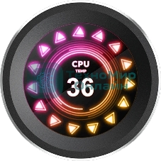 Водяное охлаждение для процессора SAMA Q60 Black (360мм, LED temp., черный, ARGb/Fans: 3x120мм, 86CFM, 30dBA, 2600RPM/Pump height 64мм, 30dBA, 2800RPM, Rad thickness 27мм/S: 1851, 1700, 1200, 20XX, 115X, AM5, AM4)