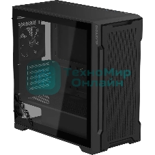 Компьютерный корпус Gigabyte C102B Gb-C102G, без БП MicroATX 5x120мм 4x140мм 2xUSB 3.0 audio bott PSU, черный