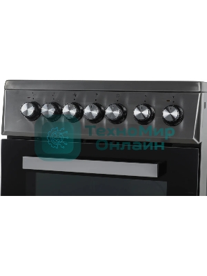 Плита электрическая Beko FSS57100GX серебристый, конфорок 4 шт, духовка 60 л, 50 см x 85 см x 60 см