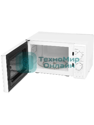 Микроволновая печь SunWind SUN-MW051 белый, 20 л, 700 Вт, переключатели - поворотный механизм