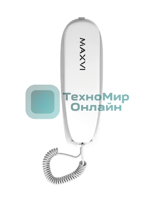 Телефон проводной Maxvi CS-01 белый