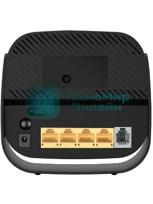 Роутер беспроводной D-Link DSL-2640U/R1A ADSL2+ черный (Annex A)