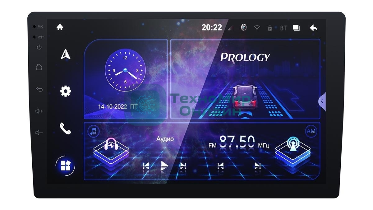 Автомагнитола Prology MPA-235 DSP, 2 DIN, 10.1