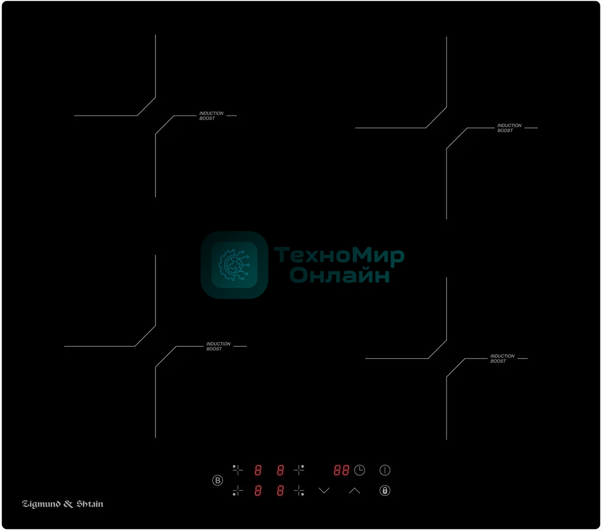 Индукционная варочная панель Zigmund & Shtain CI 33.6 B независимая, черный