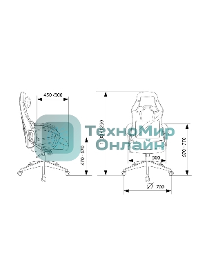 Кресло игровое Zombie DRIVER черный/белый, искусственная кожа, с подголов. крестовина пластик