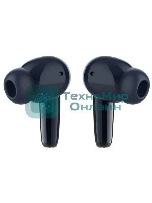 Наушники TWS Tecno Buds 4 темно-синий, вкладыши, Bluetooth, до 6 ч
