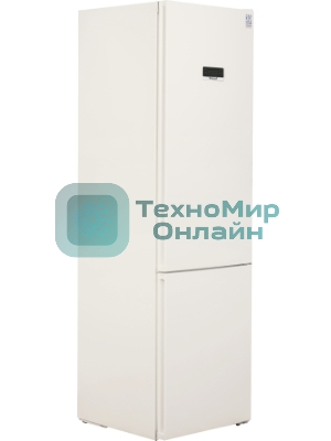 Холодильник Weissgauff WRK 2010 D Inverter NoFrost Beige Soft Close бежевый двухкамерный 309/110л морозилка снизу, No Frost