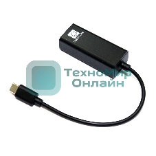 Кабель-адаптер 5bites UA3C-45-08BK USB3.1, RJ45 100MB, черный