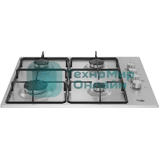 Газовая варочная панель Beko HIGG 641C3 SX, нержавеющая сталь