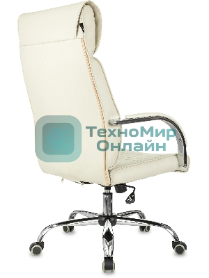 Кресло Бюрократ T-8010SL/IVORY слоновая кость, экокожа