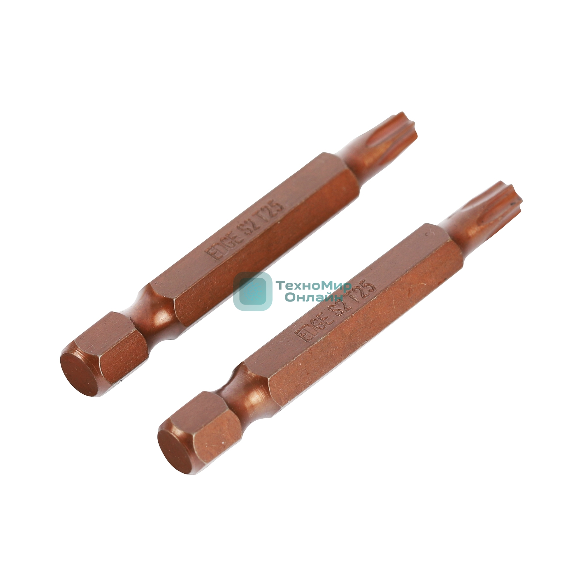 Бита EDGE by PATRIOT T25, сталь S2, длина 50 мм, 2шт в блистере