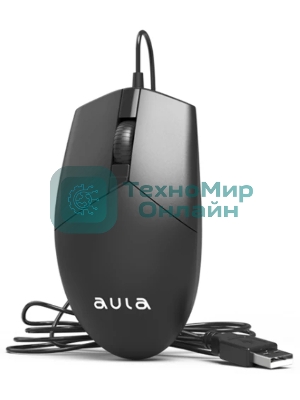Мышь проводная AULA AM104 черный