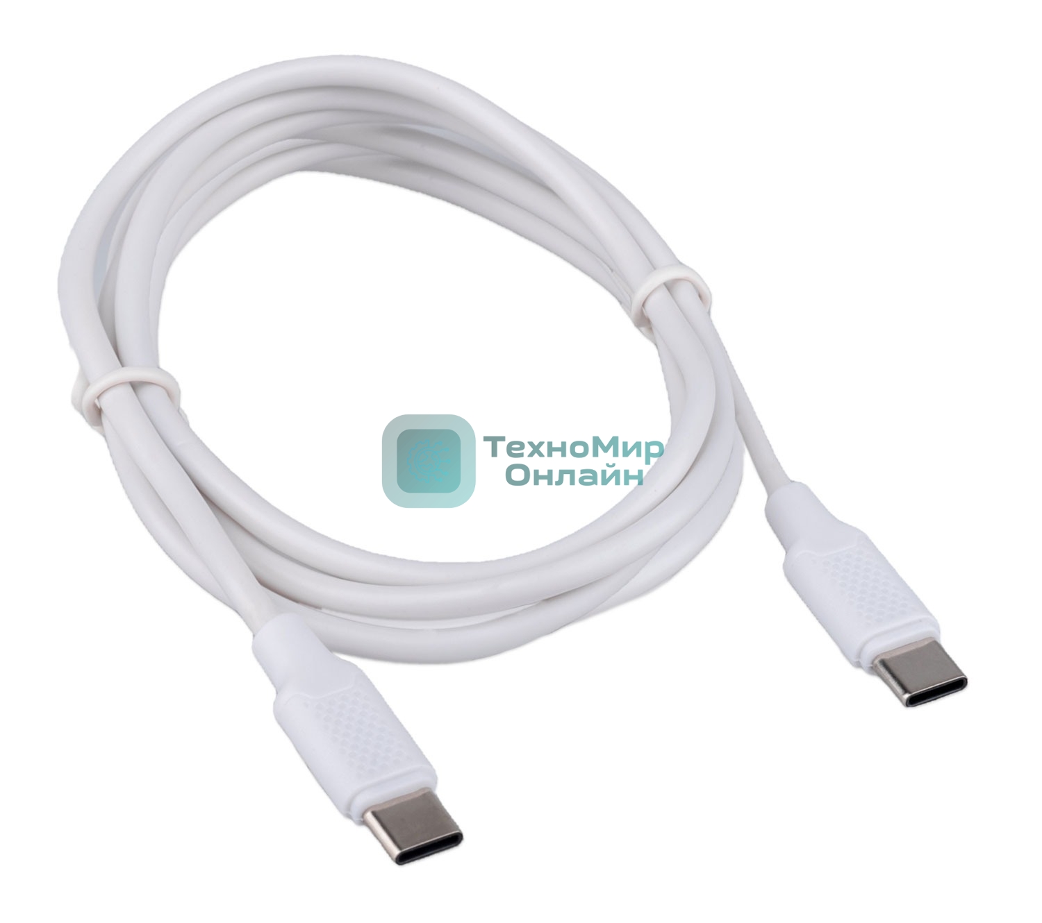Кабель USB2.0 Cablexpert CC-USB2-CMCM-60-1.8M-W, Type-C/Type-C, 3A, 60Вт, PD/QC3.0, медь, 1.8м, белый, пакет