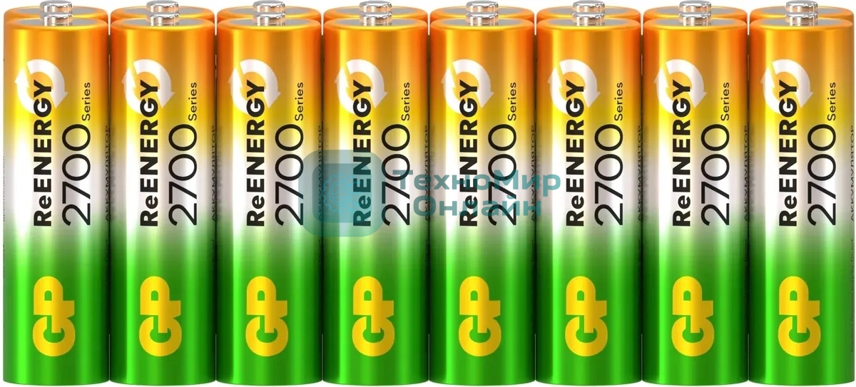Аккумулятор GP 270AAHCRGY AA NiMH 2700mAh (16шт) спайка