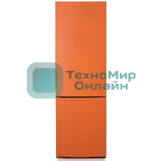 Холодильник Бирюса T6127 оранжевый двухкамерный 245/100л морозилка снизу