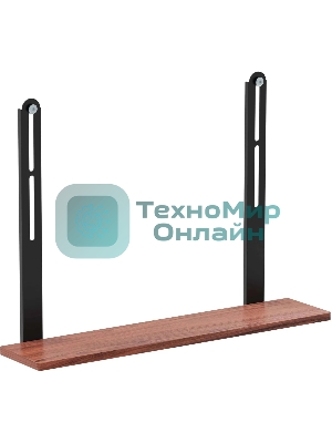 Подставка для аксессуаров Ultramounts UM313B черный/орех макс.10кг настенный