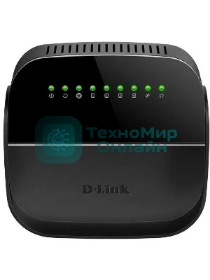 Роутер беспроводной D-Link DSL-2640U/R1A ADSL2+ черный (Annex A)