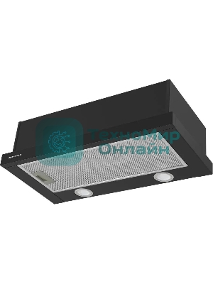 Вытяжка встраиваемая Maunfeld VS Light 60 черный, 60 см, 520 куб. м/ч, 56 дБ