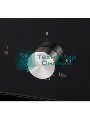 Духовой шкаф электрический Hyundai HEO 6630 BG черный, встраиваемый