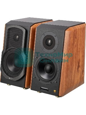 Акустическая система Edifier S1000MKII Brown (2.0,Bluetooth 5.0,ДУ,2x 25 Вт (ВЧ), 2x 35 Вт (СЧ/НЧ)