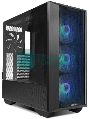 Компьютерный корпус Lian-Li Lancool III RGB черный без БП ATX 10x120мм 3x140мм 2xUSB 3.0 audio bott PSU