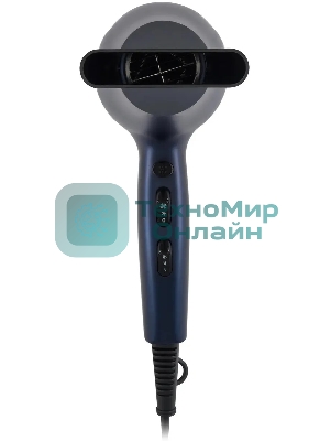 Фен Starwind SHD 7078 синий матовый/черный, 2000 Вт, ионизация