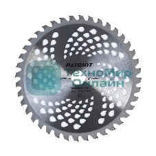Нож PATRIOT TBS-40P, D=230*25,4мм, толщина 1,3 мм 40 зубьев