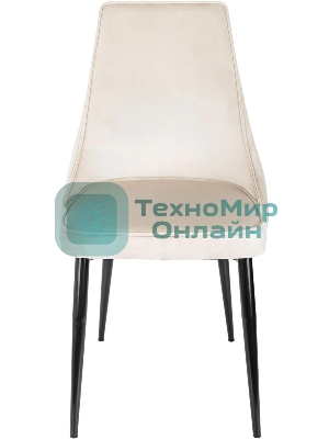 Стул для дома Бюрократ CH-K4 бежевый Holland 06 металл черный на ножках