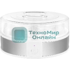 Йогуртница Kitfort КТ-6405 20Вт 7б. 180 мл упр.:механич. серебристый/белый