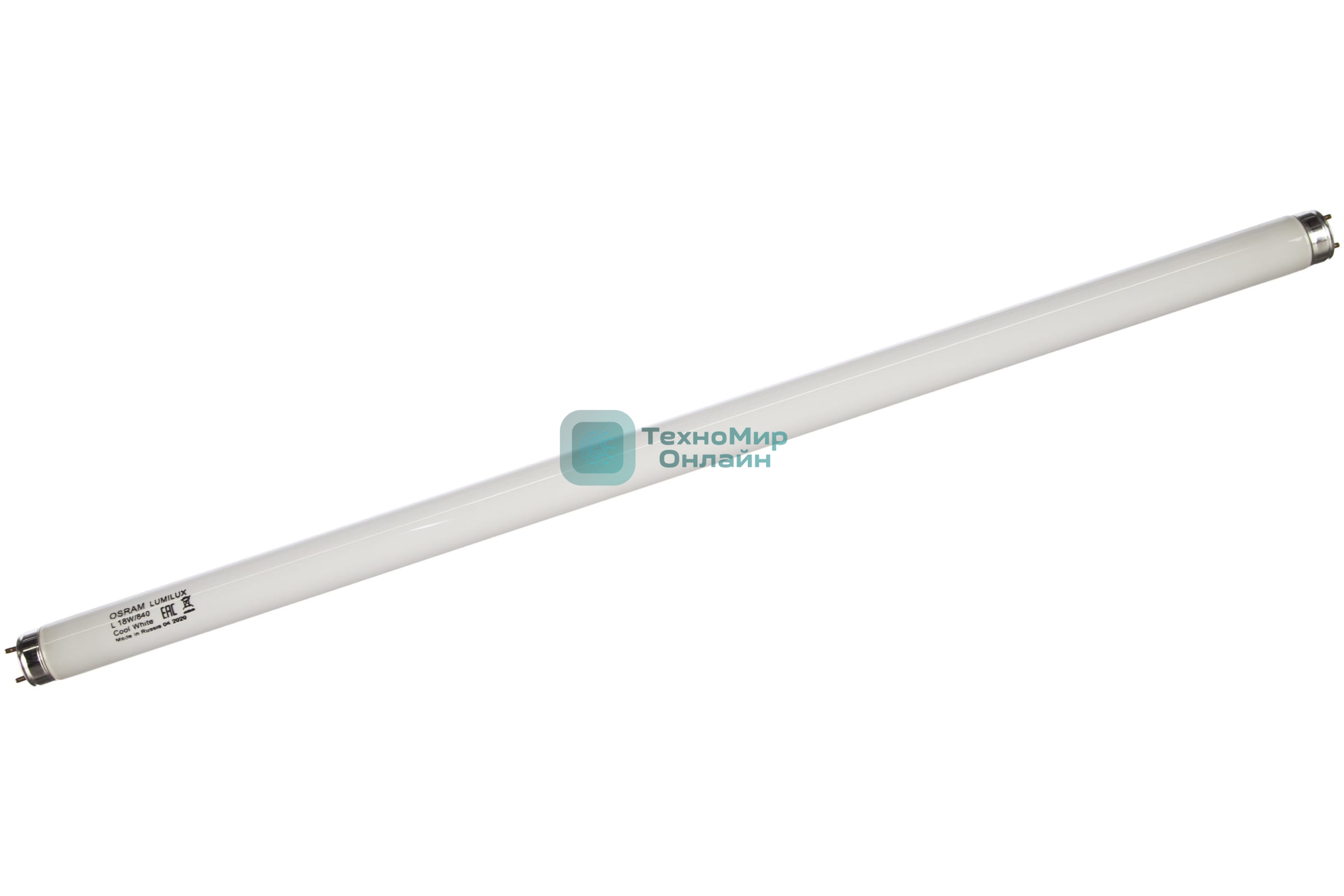 Лампа люминесцентная Osram Lumilux L 18W/840 G13 4000К свет холодный белый