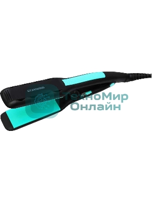 Выпрямитель для волос Starwind SHE1101 черный, 45 мм, 215 °C, 1 режим