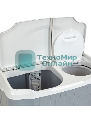 Стиральная машина Фея СМП 50 Н серый-светло серый загрузка вертикальная 5 кг, 1350 об/мин., класс: А