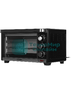 Мини-печь Hyundai MIO-HY091 20 л, 1380 Вт, черный