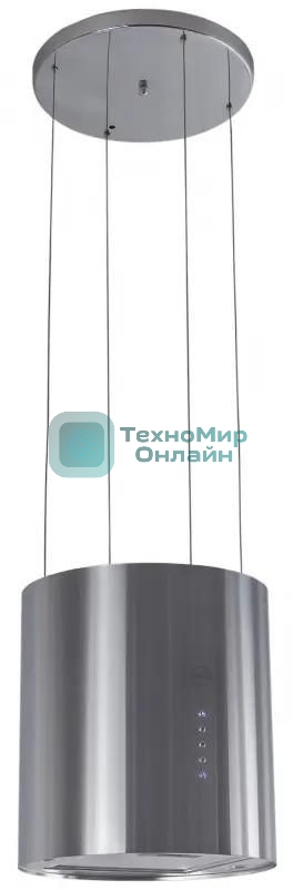 Вытяжка каминная MBS Petunia 135 Island Inox нержавеющая сталь управление: кнопочное (1 мотор)