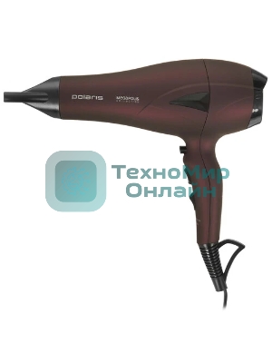 Фен Polaris PHD 2010Ti Megapolis Collection фиолетовый, 2100 Вт, ионизация