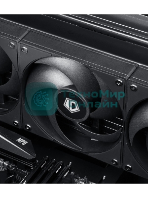 Вентилятор для корпуса ID-Cooling AS-140-K черный, 140 мм, 1800 об/мин, 24.9 дБ, 4 pin