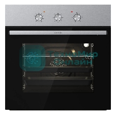 Встраиваемый духовой шкаф электрический Gorenje BO6727E03NX, черный/серебристый