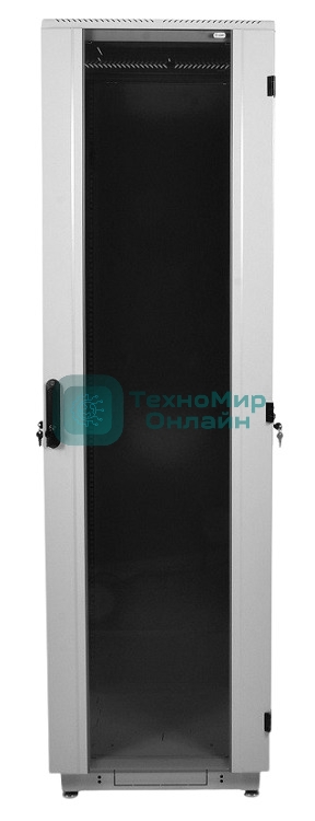 Шкаф ЦМО телекоммуникационный напольный 48U (800 800) дверь стекло