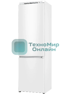 Встраиваемый холодильник Atlant ХМ-4319-101 белый двухкамерный 175/70л морозилка снизу