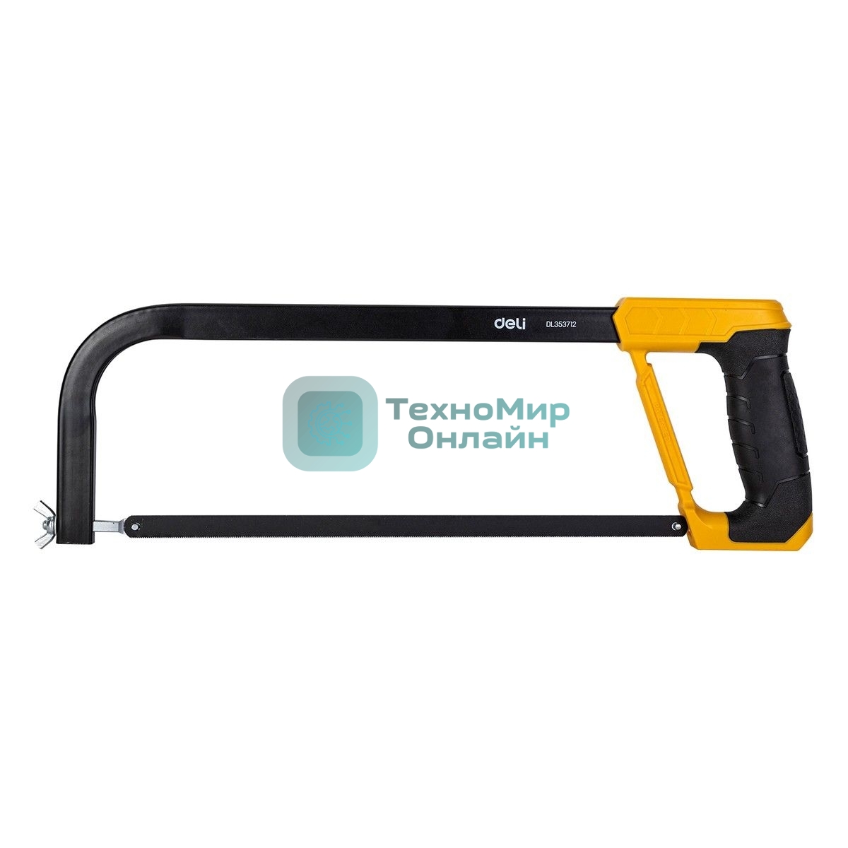 Ножовка по металлу Deli DL353712 300мм Режущая кромка Cr-V с высокочастотной термообработкой. Двухкомпонентная ручка.
