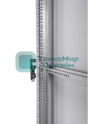 Шкаф телекоммуникационный напольный ЭКОНОМ 18U (600 × 800) дверь стекло, дверь металл