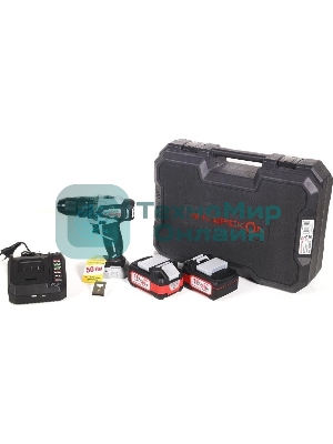 Дрель-шуруповерт аккумуляторная ИНТЕРСКОЛ DAU-13/36V 50