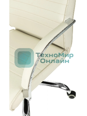 Кресло Бюрократ T-8010SL/IVORY слоновая кость, экокожа
