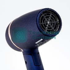Фен BRAYER BR3025 синий/золотистый, 1400 Вт, компактный